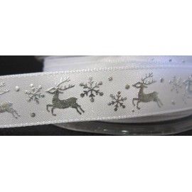 Lazo de satén blanca con...