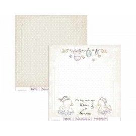 Patitos y ropa de bebé tendida