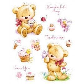 My little Bear con cupcakes