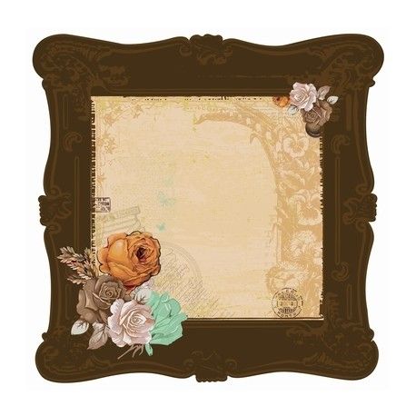 Papel Scrapbooking con forma. Brass - Miss Empire. El mejor scrap en L'aura Bella tu tienda online