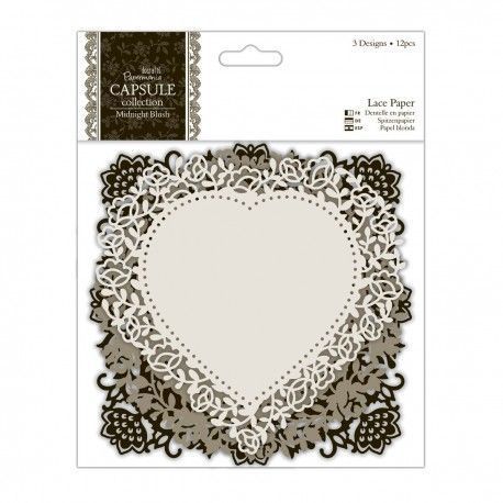 Lace Paper Midnight Blush