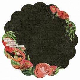 Papel Scrapbooking Redondo....