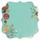 Papel Scrapbooking con forma. Wonderland- Looking. El mejor scrap en L'aura Bella tu tienda online