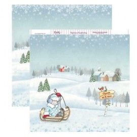 Navidad: niño en trineo