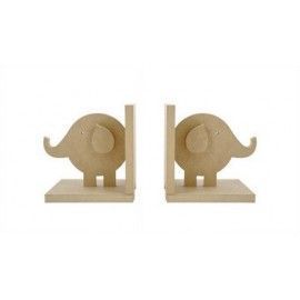 Sujeta libros elefantes