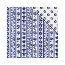 Floral Delight: Delft Pattern