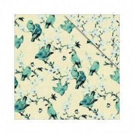 Floral Delight: Birds and...