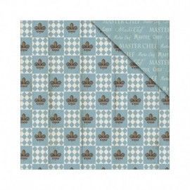 Papel para scrapbooking con motivos culinarios Master Chef 2 – L’aura Bella tienda de scrap, manualidades y encuadernación