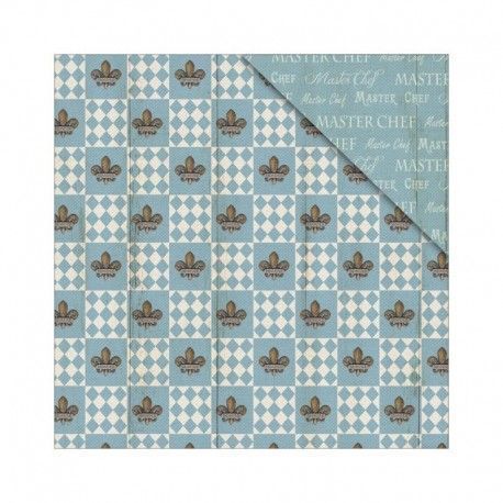 Papel para scrapbooking con motivos culinarios Master Chef 2 – L’aura Bella tienda de scrap, manualidades y encuadernación