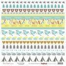 Papel para scrap con alegres motivos Forest Friends – L’Aura Bella tienda de scrap, manualidades y encuadernación