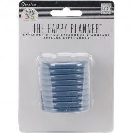 Anillas Create 365. Color: Azul. Diámetro: 1.75"