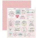 Comunión niña. Etiquetas textos