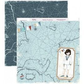 Comunión niño. Mapa fondo marino