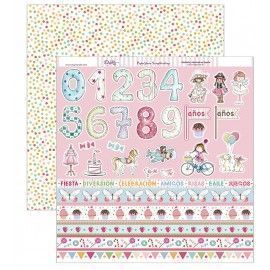 Cenefas, números y niñas