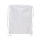 Mochila blanca con cordones