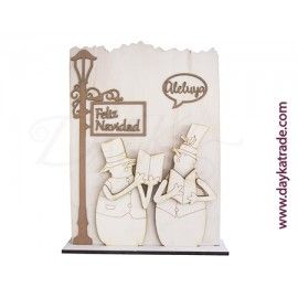 Muro dos muñecos de nieve