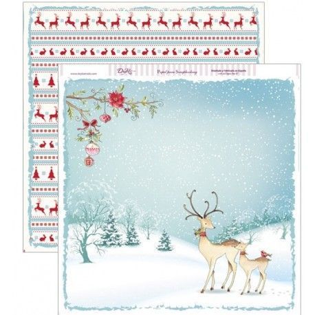 Pareja de ciervos. Navidad