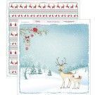 Pareja de ciervos. Navidad