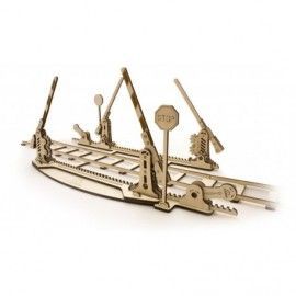 Juego de railes con paso a...