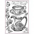 A4 Decoupage Rice Paper Packed Royal family B/W