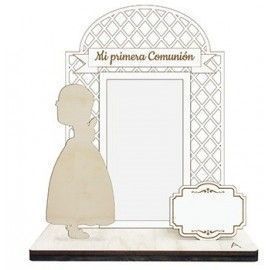 Portafotos arco niña...