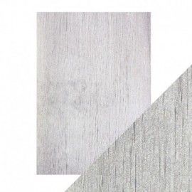 A4 LUXURY EMBOSSED CARD - SILVER SILK. Papel Scrapbooking 9818E. El mejor scrap en L'aura Bella tu tienda online