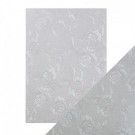 A4 LUXURY EMBOSSED CARD - STEEL TOILE. Papel Scrapbooking 9820E. El mejor scrap en L'aura  Bella tu tienda online