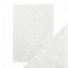 A4 LUXURY EMBOSSED CARD - IVORY TOILE. Papel Scrapbooking. 9823E. El mejor scrap en L'aura Bella tu tienda online