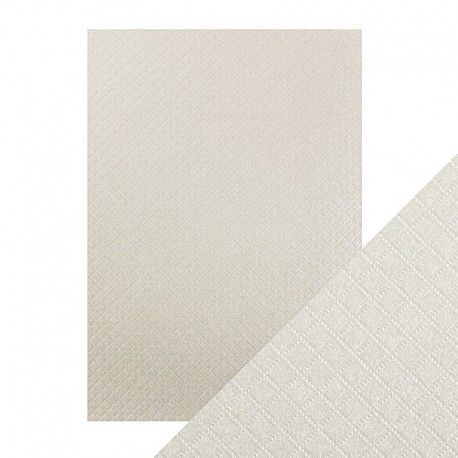 A4 LUXURY EMBOSSED CARD - CHAMPAGNE HARLEQUIN. Papel Scrapbooking 9824E. El mejor scrap en L'aura Bella tu tienda online