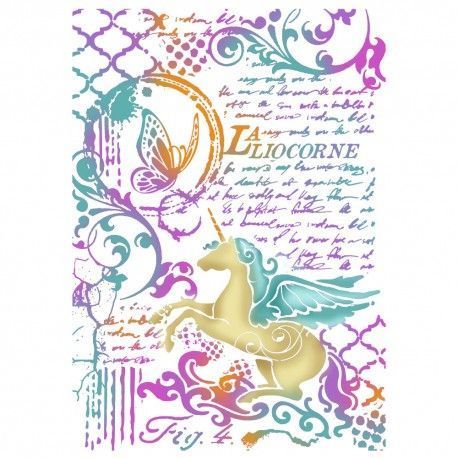 Stencil A4 wonderland