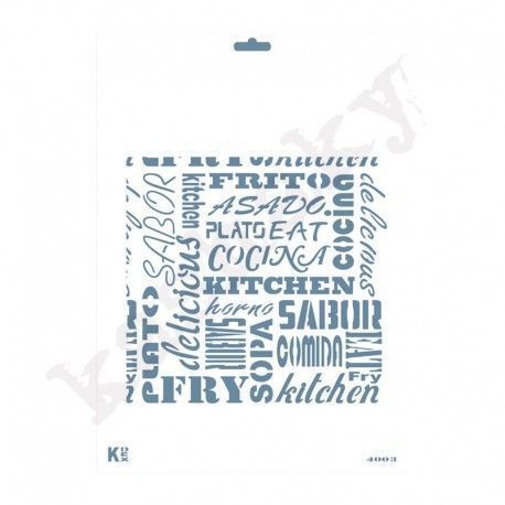 Fondo palabras "cocina"