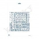 Fondo palabras "cocina"