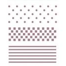 Puntos, cuadrados y rayas