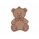 Osito sentado. Para colgar