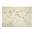 Mapamundi en relieve