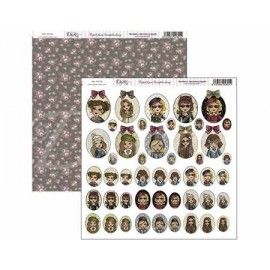 Rosas sobre fondo marrón