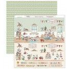 Papel Scrapbooking. SCP-286 Navidad 2018 Dayka. Taller de Noel con juguetes 3D