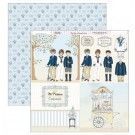 Papel Scrapbooking. SCP-309 Comunión 2019 Dayka. Cuatro imágenes de niños Comunión