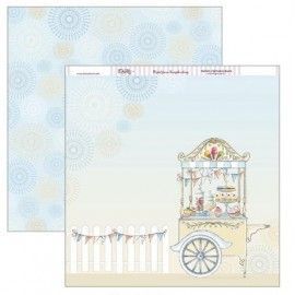 Papel Scrapbooking. SCP-310 Comunión 2019 Dayka. Candy bar y valla con banderines