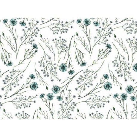 Papel entelado. PFY. Blue Spring. 100 x 70 cm