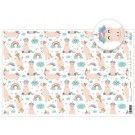 Papel cartonaje. PFY. Happy Unicorns. 32 x 48,3 cm