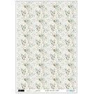 Papel cartonaje. PFY. Mint Beauty Garden. 32 x 48,3 cm