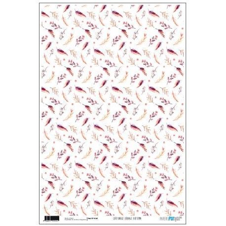 Papel cartonaje. PFY. Orange Autumn. 32 x 48,3 cm