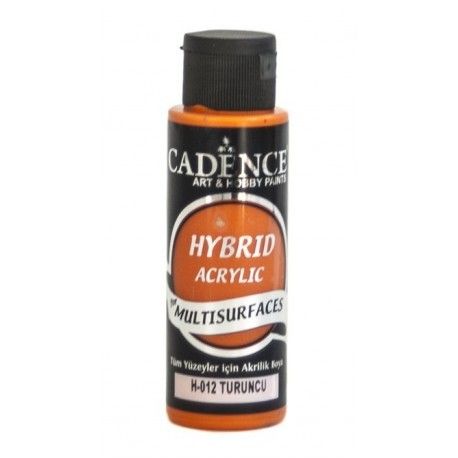Pintura multisuperficie Hybrid de Cadence. Las mejores pinturas en L'aura Bella, tu tienda de manualidades. Naranja H012