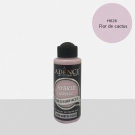 Pintura multisuperficie Hybrid de Cadence. Las mejores pinturas en L'aura Bella, tu tienda de manualidades. Flor de cactus H026
