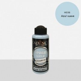 Pintura multisuperficie Hybrid de Cadence. Las mejores pinturas en L'aura Bella, tu tienda de manualidades. Azul Suave H036
