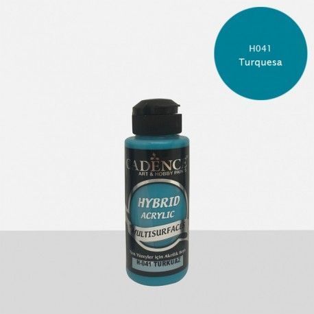 Pintura multisuperficie Hybrid de Cadence. Las mejores pinturas en L'aura Bella, tu tienda de manualidades. Turquesa H041