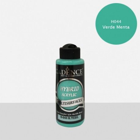 Pintura multisuperficie Hybrid de Cadence. Las mejores pinturas en L'aura Bella, tu tienda de manualidades. Verde Menta H044