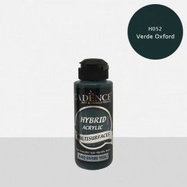 Pintura multisuperficie Hybrid de Cadence. Las mejores pinturas en L'aura Bella, tu tienda de manualidades. Verde Oxford H052