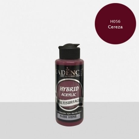 Pintura multisuperficie Hybrid de Cadence. Las mejores pinturas en L'aura Bella, tu tienda de manualidades. Cereza H056